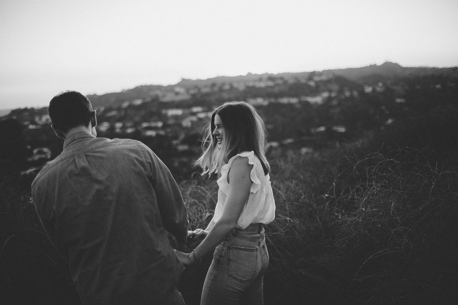 los angeles elopement, hollywood wedding locations, california elopement, los angeles elopement locations, how to elope in los angeles, adventure session, adventure elopement, adventure session outfit, cupcakes and cashmere, los angeles elopement photographer, sustainable fashion, lifestyle blogger, los angeles proposal ideas, engagement photo ideas, los angeles engagement photos, runyon canyon, los angeles engagement photo locations, sunset elopement photos, engagement photo poses