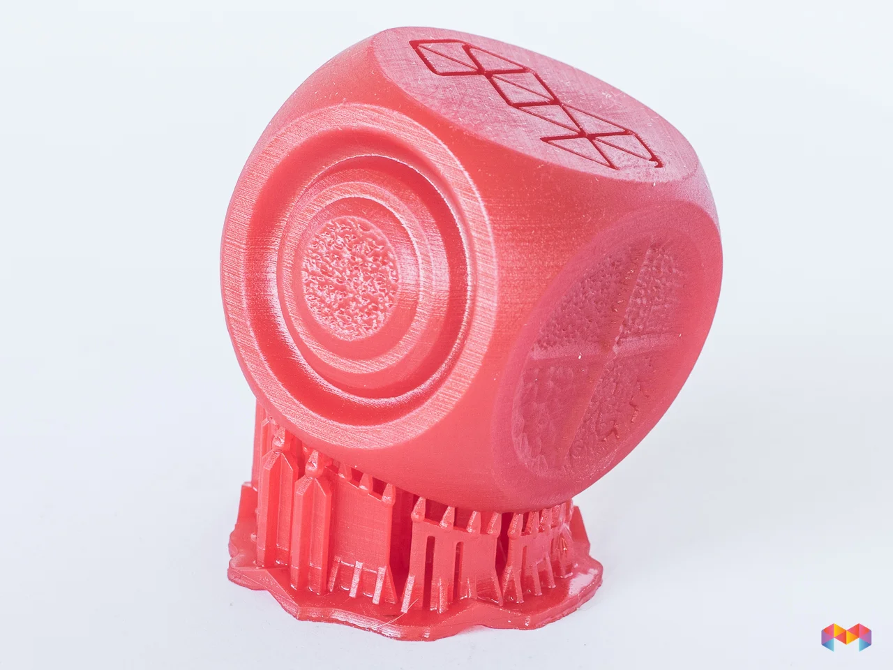 25µ Made Solid Resin Mold3D Cube.