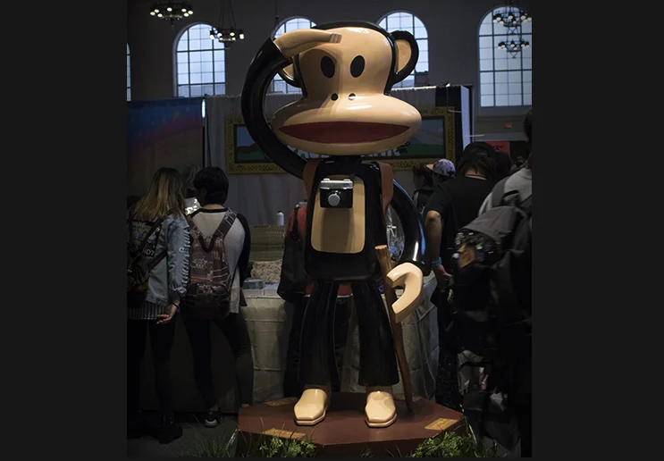 Iconic designer Paul Frank had a booth this year!