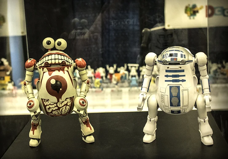 You can't have a designer toy expo without running into some kind of Star Wars mashup.