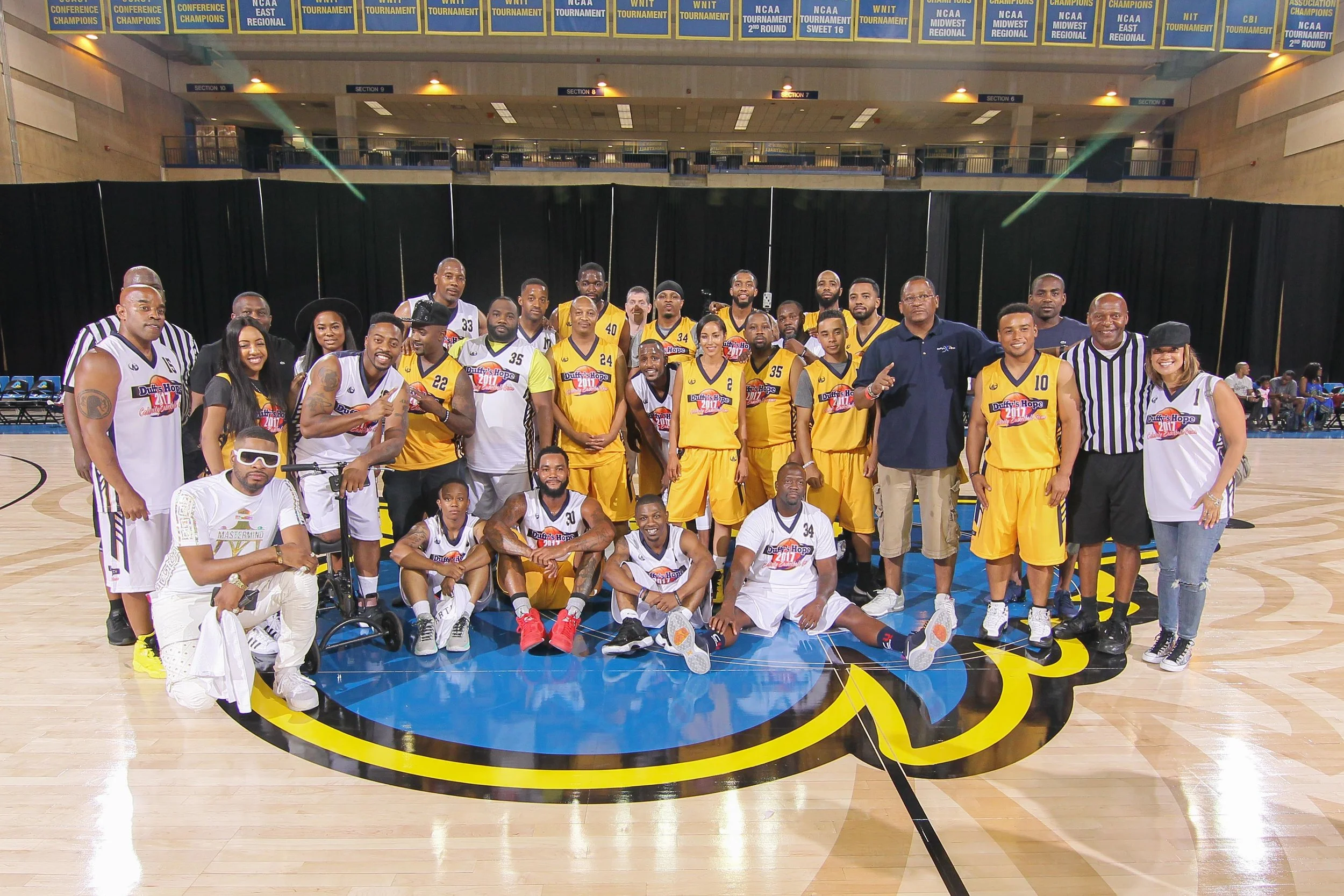 15 Years of bringing a day of family fun to the community. Congrats Duffy! Group shot p hoto c/o Saquan Stimpson