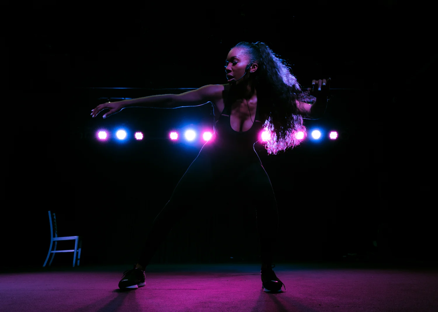 Lana Ector turning it up during her session