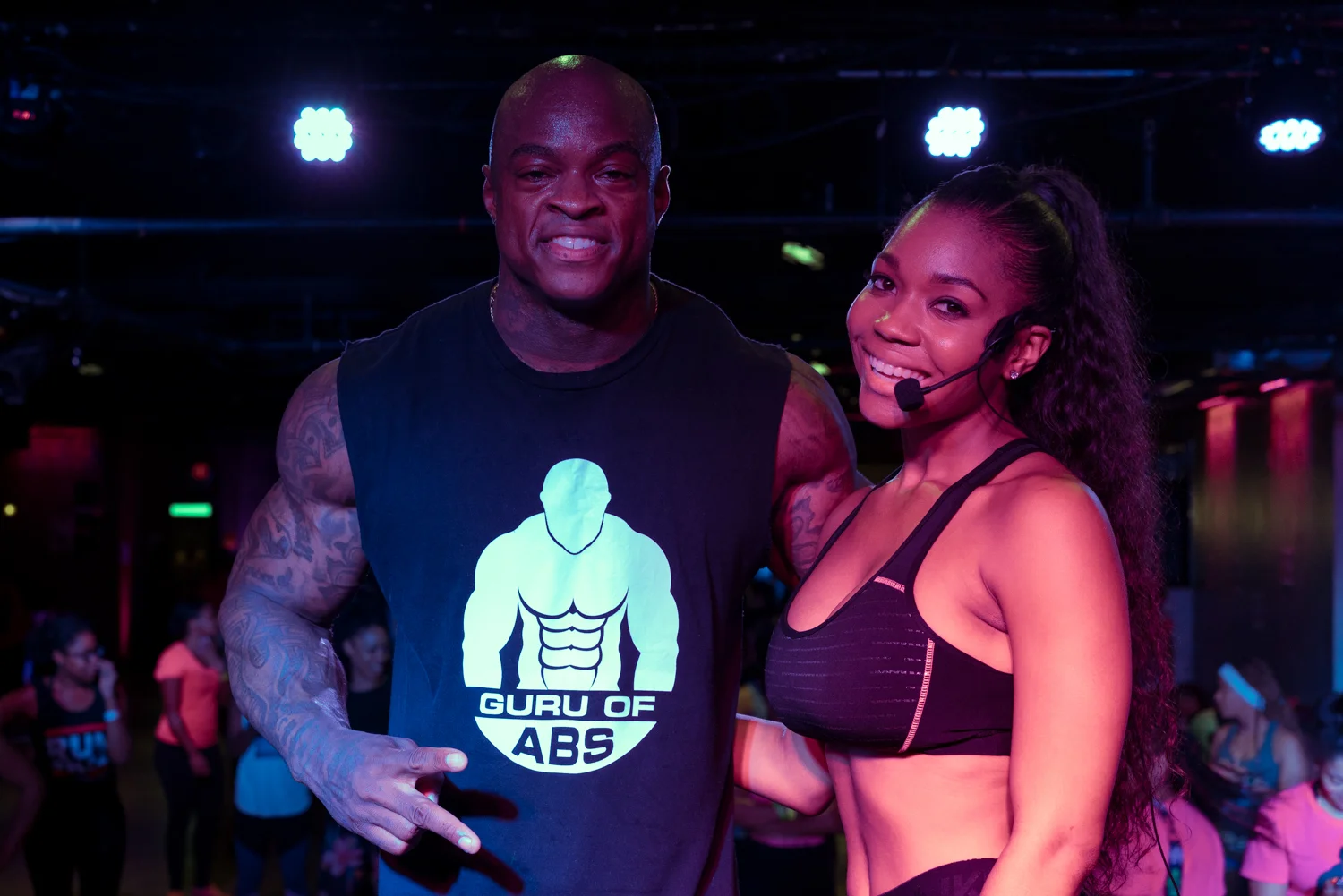 DaShaun "Guru" Johnson & Lana Ector switching out sessions