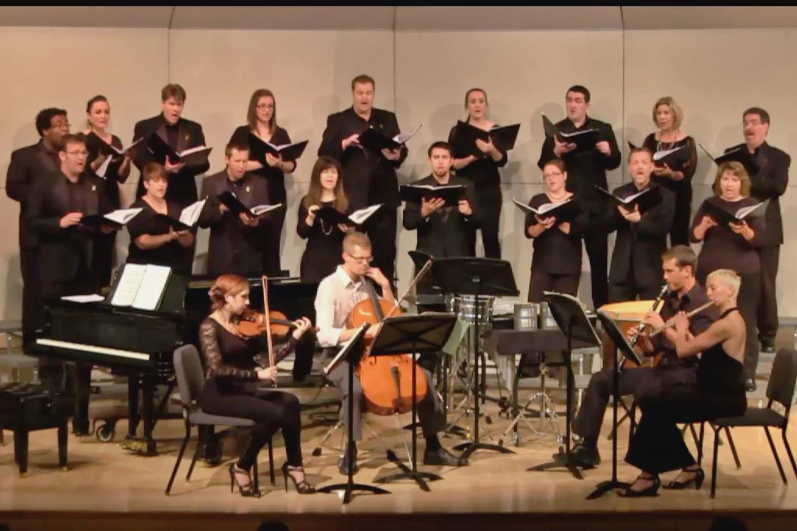 Worlds collide! Here with both my ensembles at once...