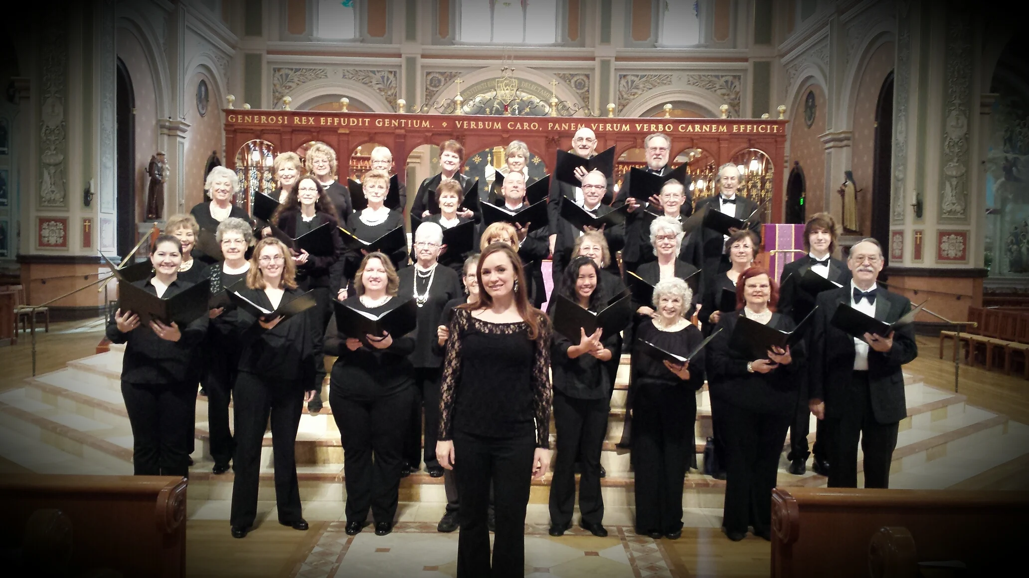 Preparing this choir for a performance excursion around Rome!