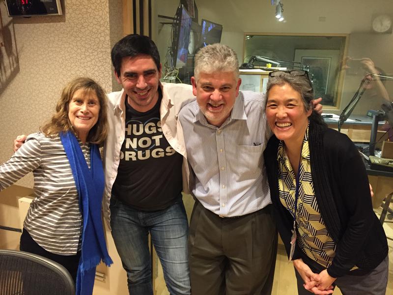 Joni Balter, me, Randy "Enforce the Law" Pepple, and Deborah Wang ; Photo credit: KUOW