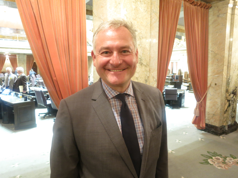 Sen. Reuven Carlyle; 100% cool 99% of the time.