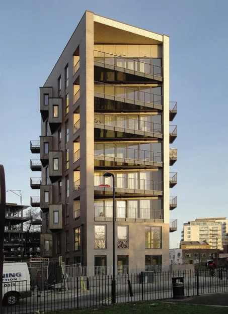 An 8-story CLT building in the UK.