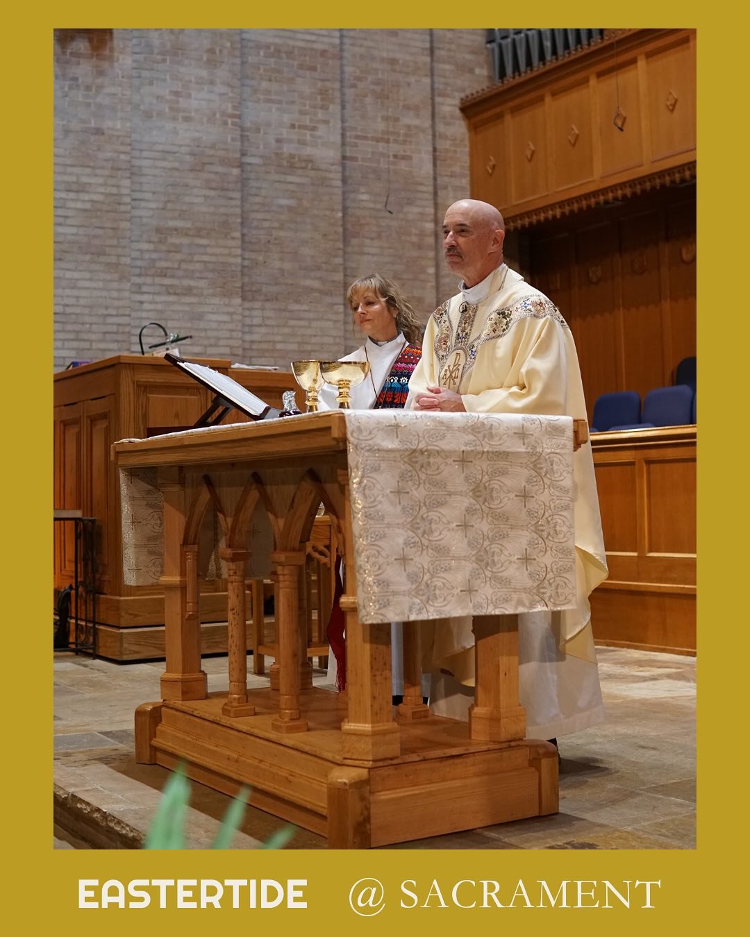 This Sunday is special for a few reasons. Our dear friends,&nbsp;Fr. Rob Benson and Deacon Melissa Benson&nbsp;will be with us and Fr. Rob will preach and preside at the table. The Bensons have been friends of Sacrament for a long time. They serve at