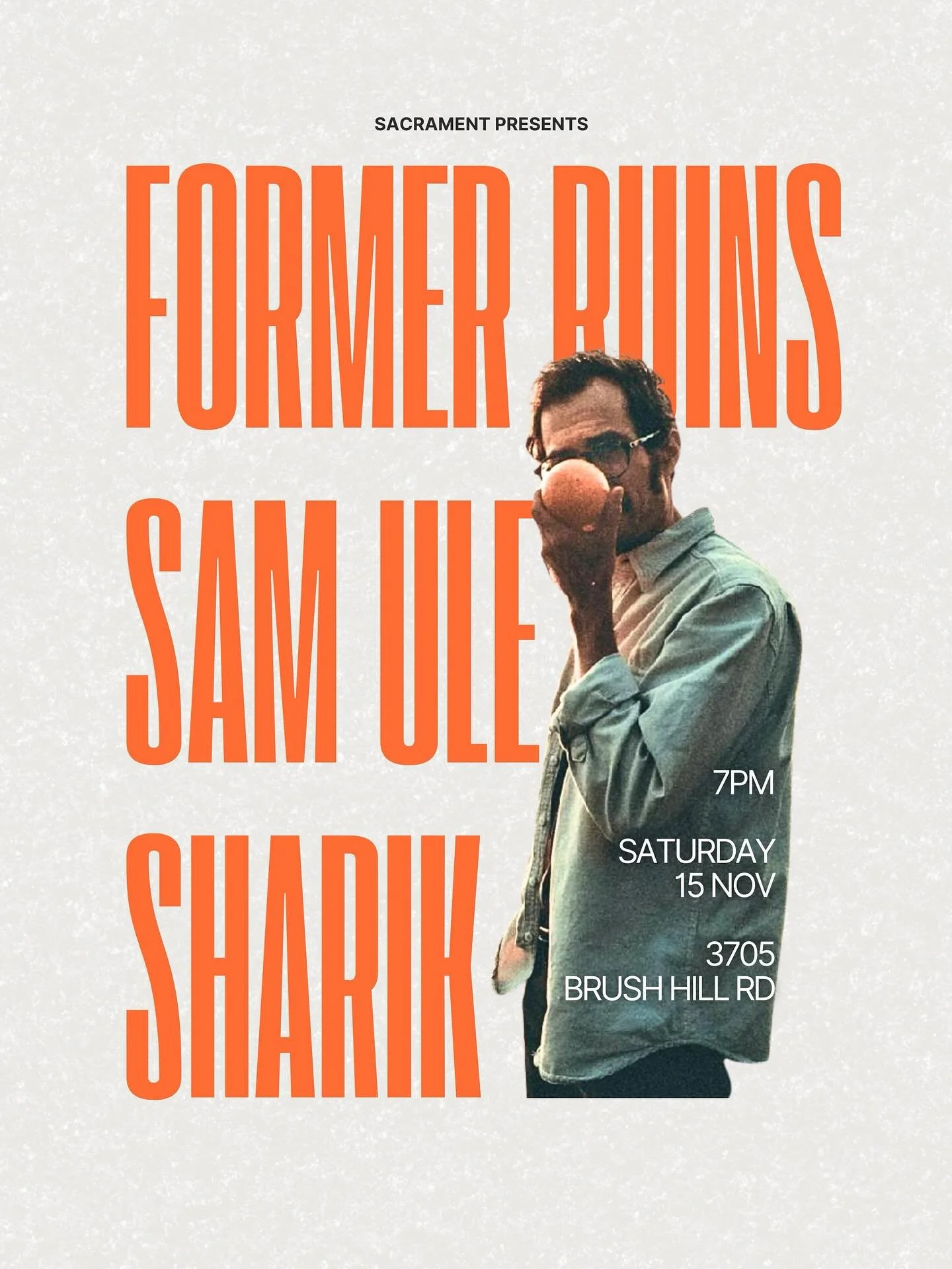 We&rsquo;re excited to host this event! Will be sweet! @formerruins @shariktheband