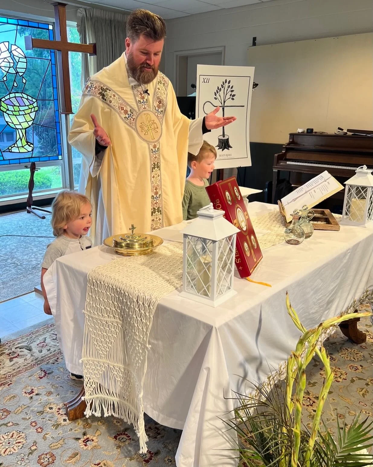 We&rsquo;ll see you at 10:30am for the 3rd Sunday of Easter!

O God, whose blessed Son made himself known to his disciples in the breaking of bread: Open the eyes of our faith, that we may behold him in all his redeeming work; who lives and reigns wi