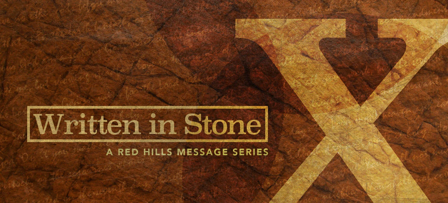 Written in Stone - Week 3