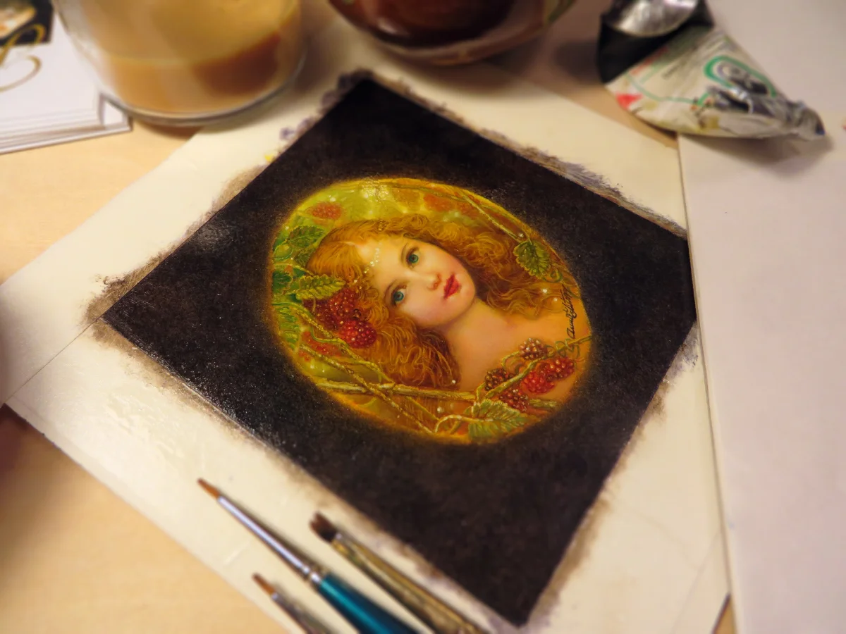 Miniature painting demo