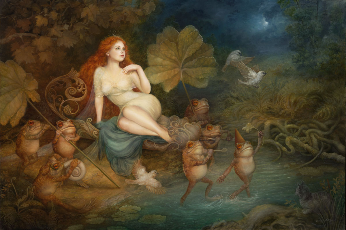 "Moonlight Parade" 24x36, oils on panel