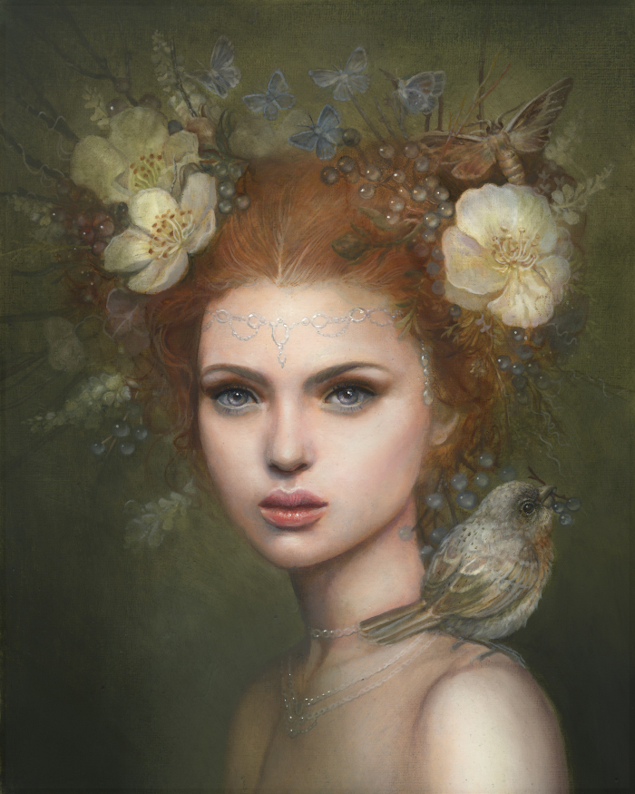 "Thistle", 8x10 oil on Belgian linen, December 2015, SOLD