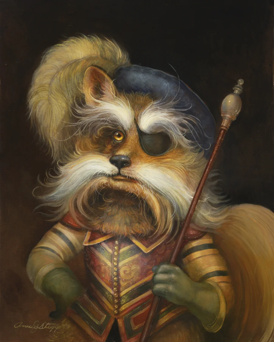 "None May Pass", 8x10, oil on canvas, Annie Stegg Gerard