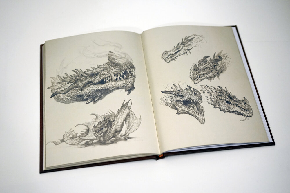 Monster of the Month-Volume One 2020 Sketchbook by Justin Gerard — Gallery  Gerard