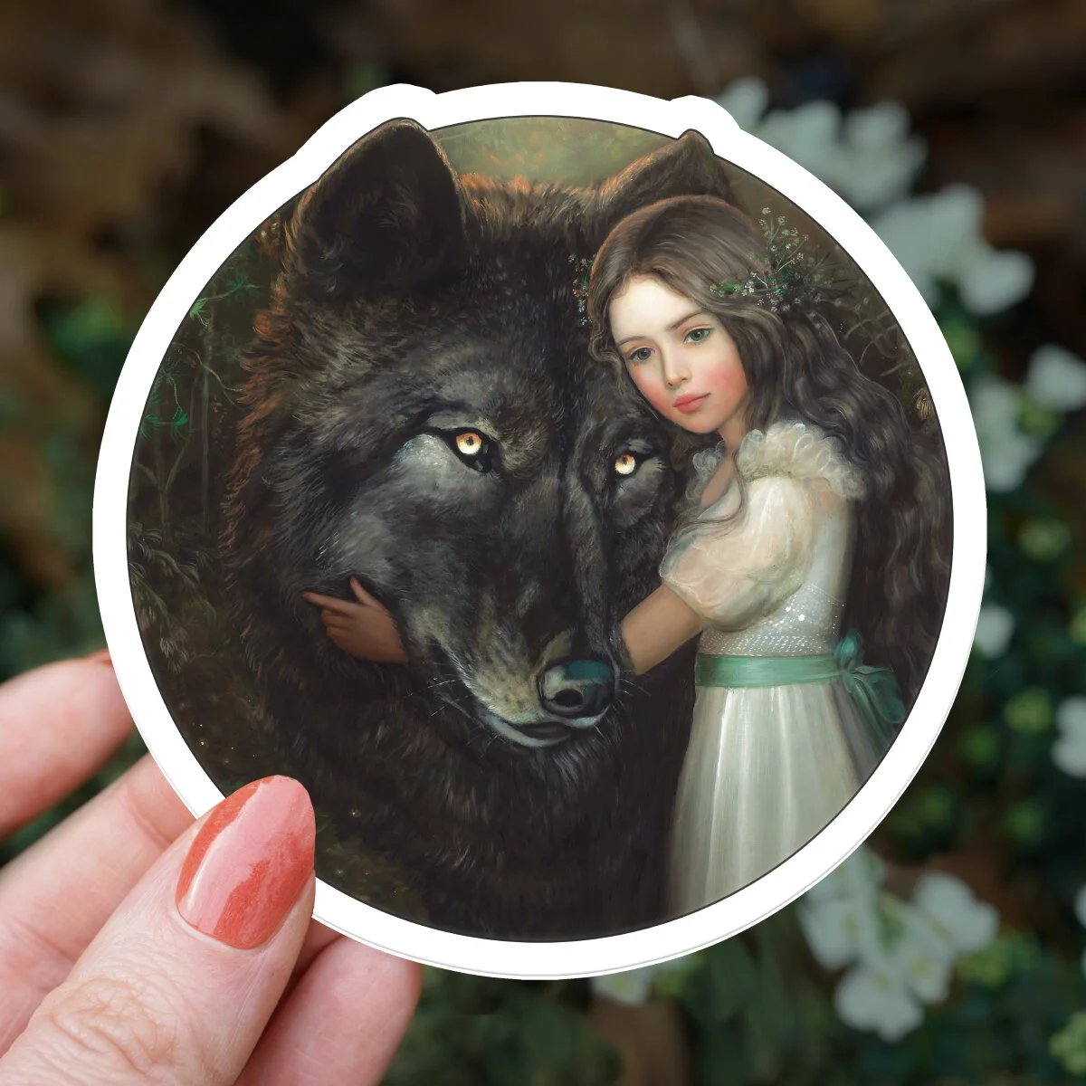 "Loved" Vinyl Sticker    