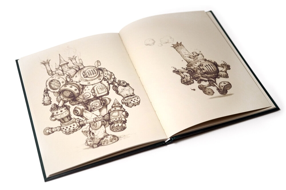 Monster of the Month-Volume One 2020 Sketchbook by Justin Gerard