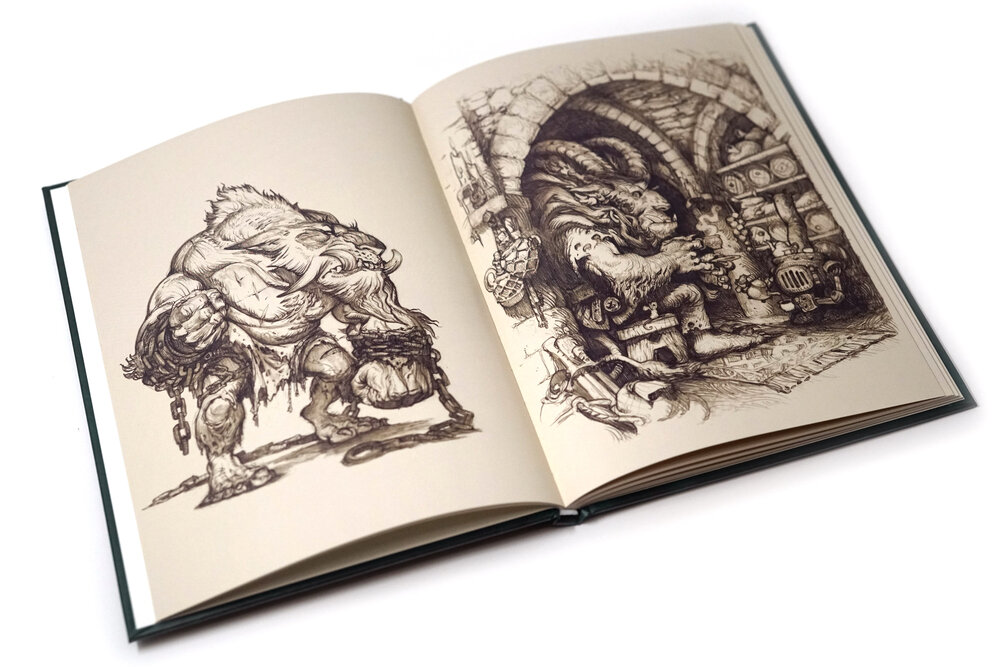 Monster of the Month-Volume One 2020 Sketchbook by Justin Gerard —  Gallery Gerard