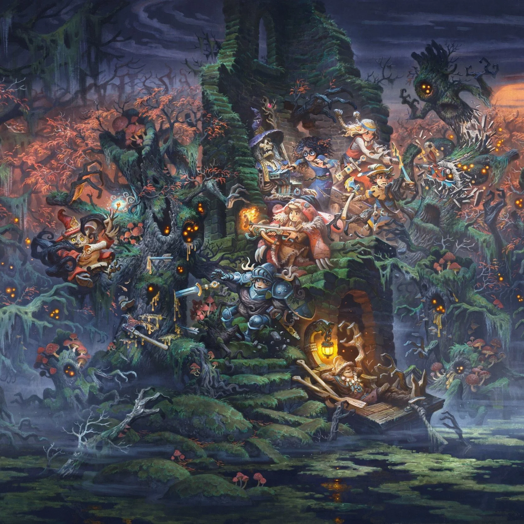 "The Gloomwald Swamp" Print