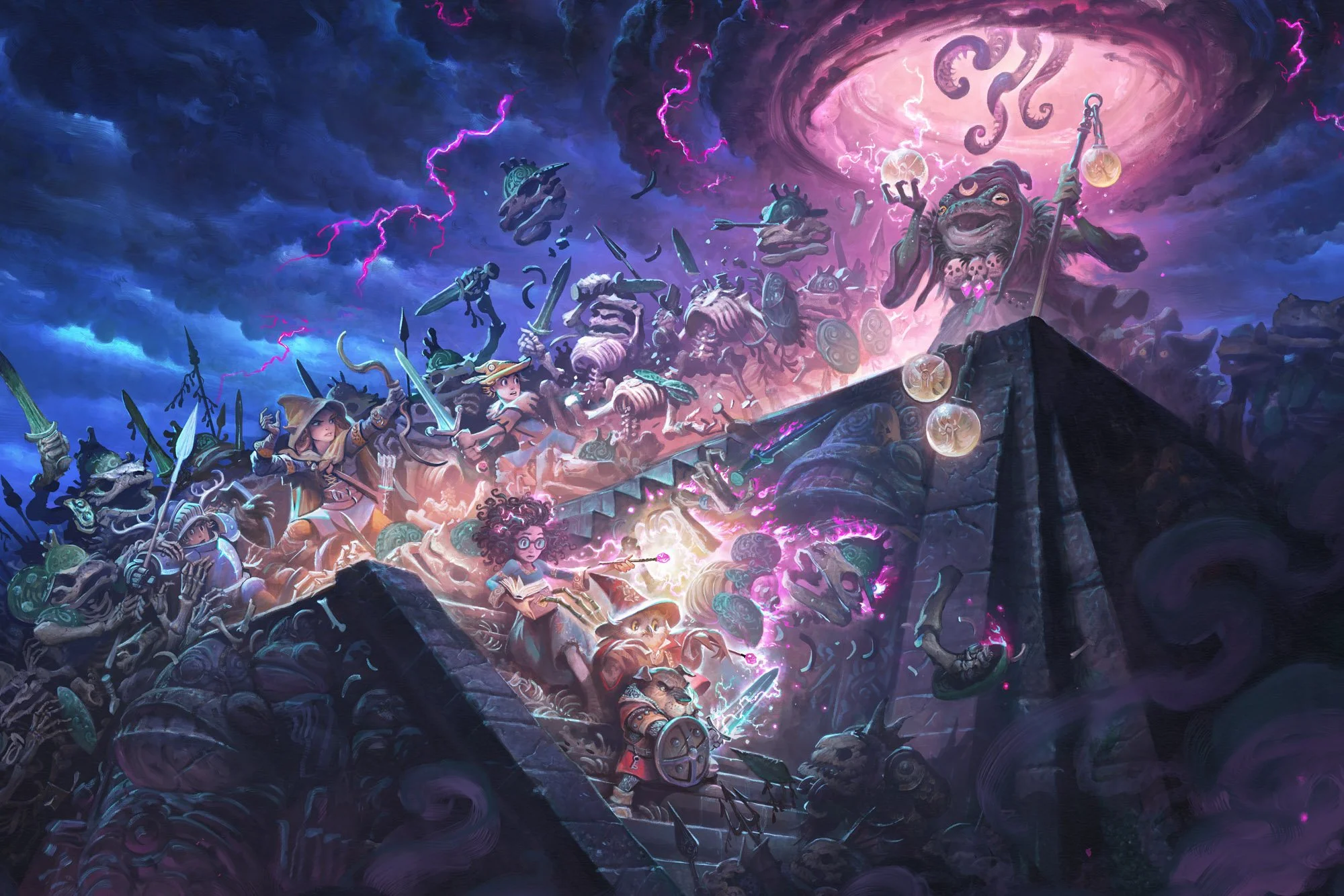 "The Frog Necromancer" Halloween Battle #2 Print