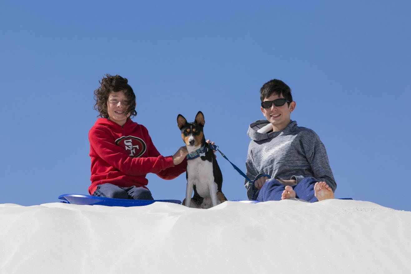  Visiting White Sands National Park on one of our RV trips 