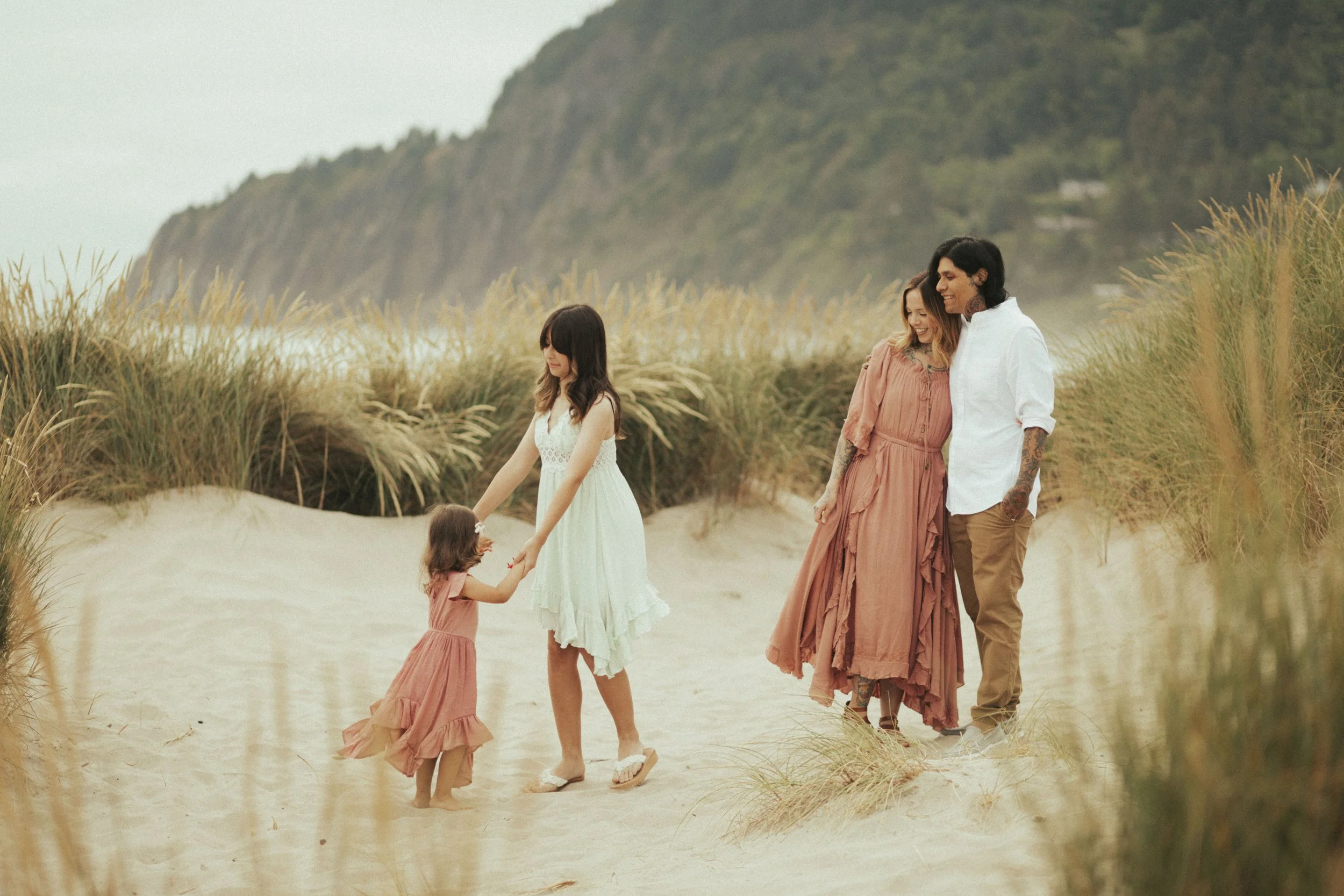 Manzanita Beach Family Session