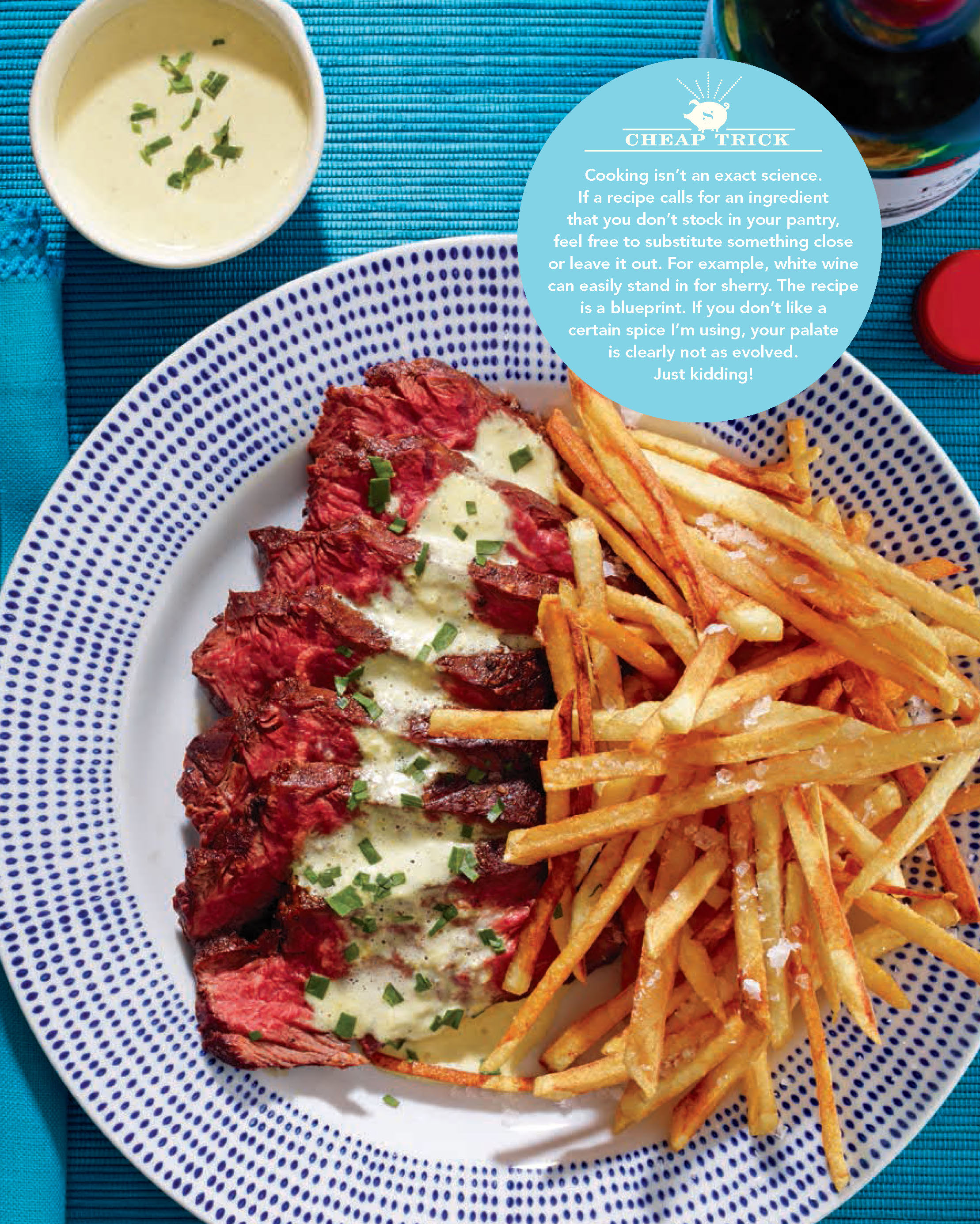 Steak Frites with Bearnaise Sauce