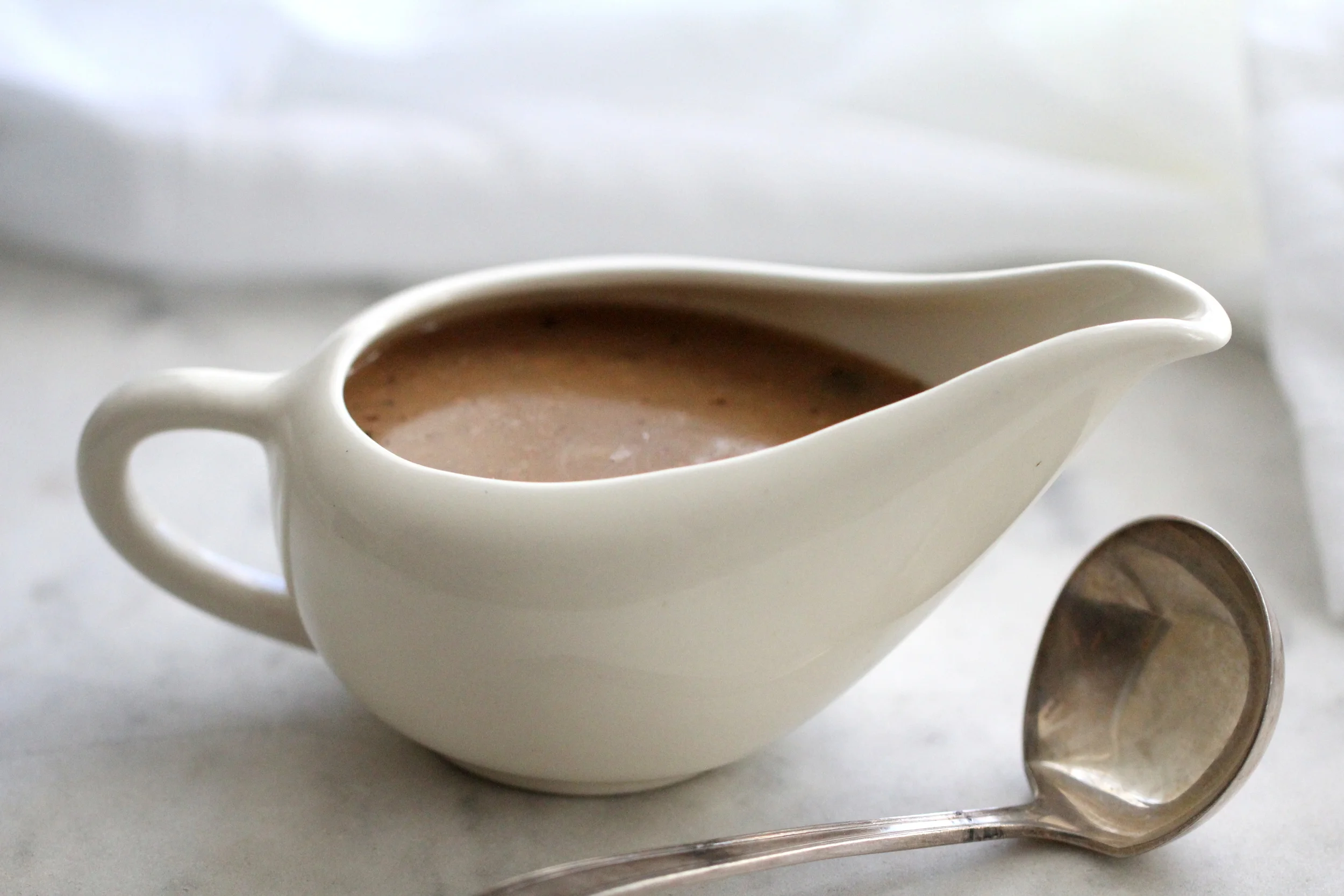Easy Basic Turkey Gravy Target.com. Recipe, Styling, and Photography by Martha Tinkler