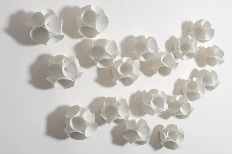  Little Boil paper, thread Robert Henry Contemporary, Brooklyn, NY   