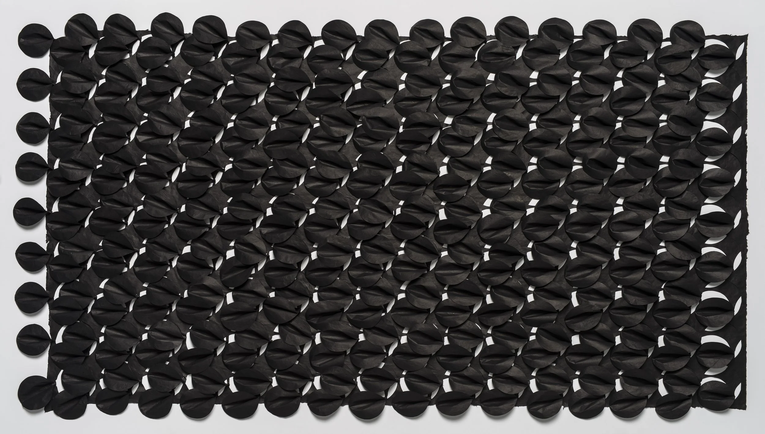  Big Black Venus ink on hand cut paper on board 43” x 78” x 1 7/8” 