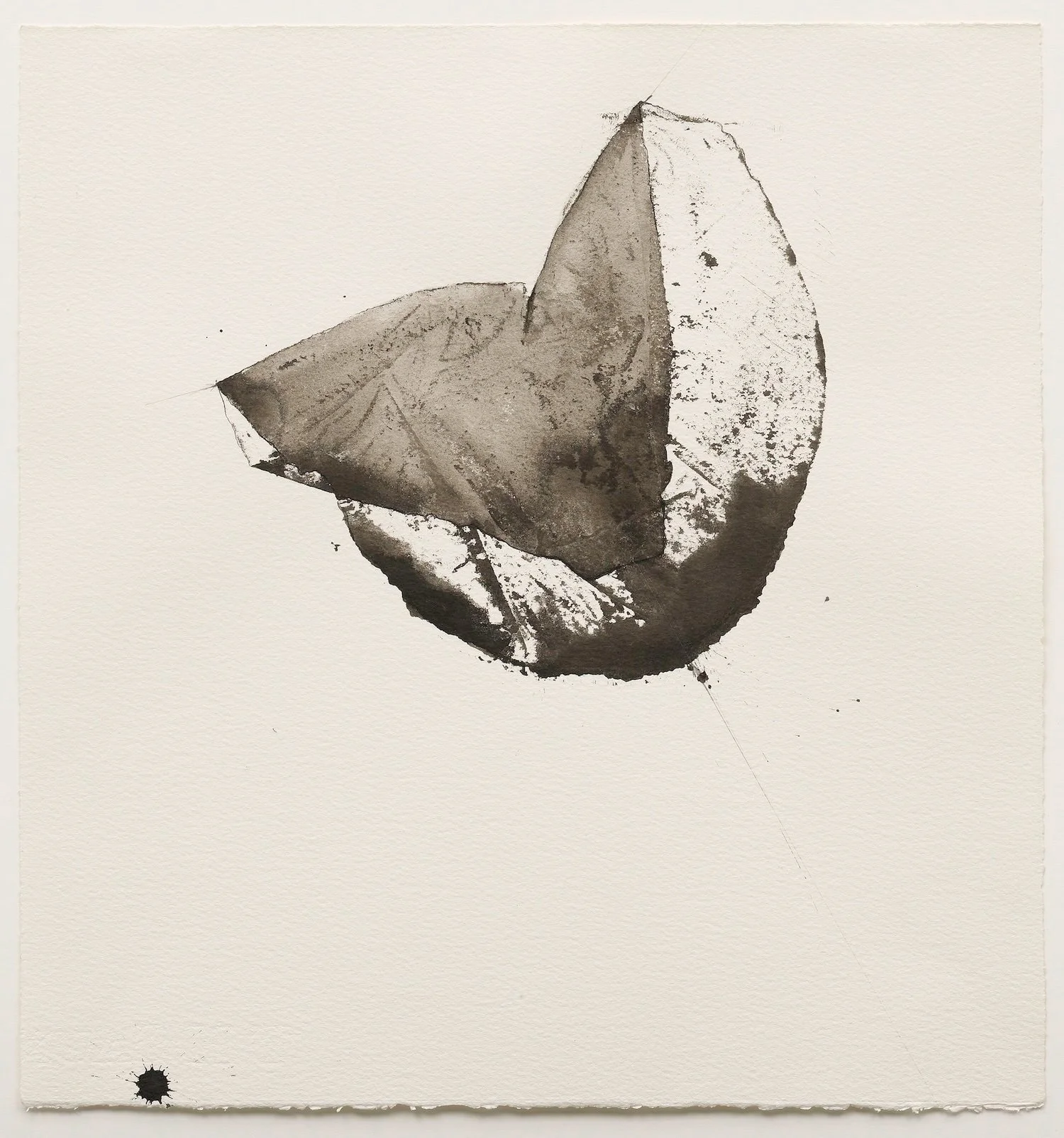  Medium Fold 7 ink and pencil on paper 16 1/8” x 15” 
