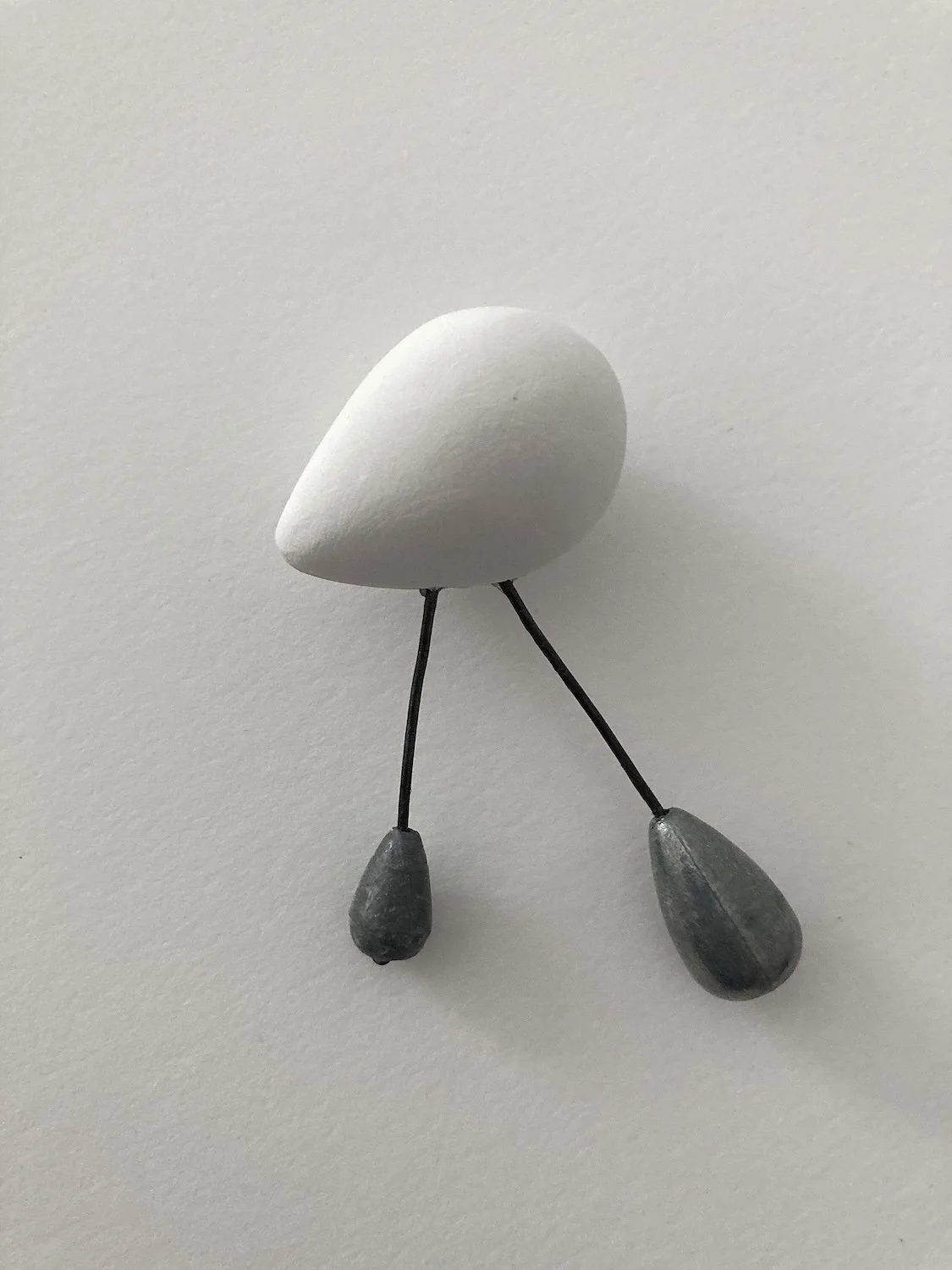  Untitled plaster, lead, wire 2 5/8” x 1 3/4” x 1 1/4” 