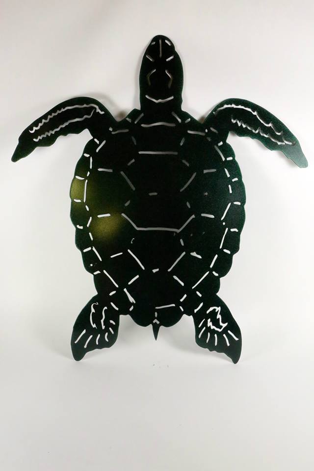 Sea Turtle Wall Art Original Metal Sculpture - Metal Turtle Wall Art Uk