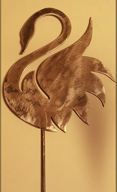 Swan Garden Stake