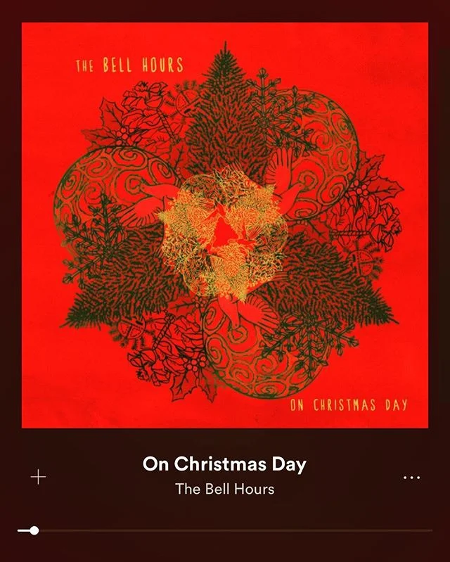 The Bell Hours holiday Song is out as of today. Have a listen. Justify my going out on a limb and singing about overly sentimental themes.