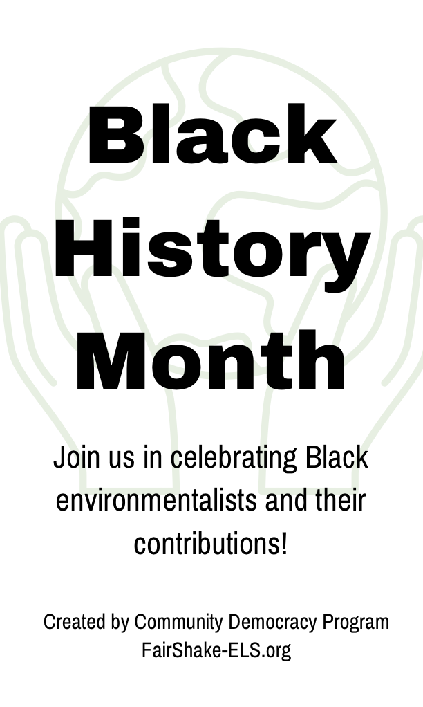 Image displayed Black History Month over hands holding the earth