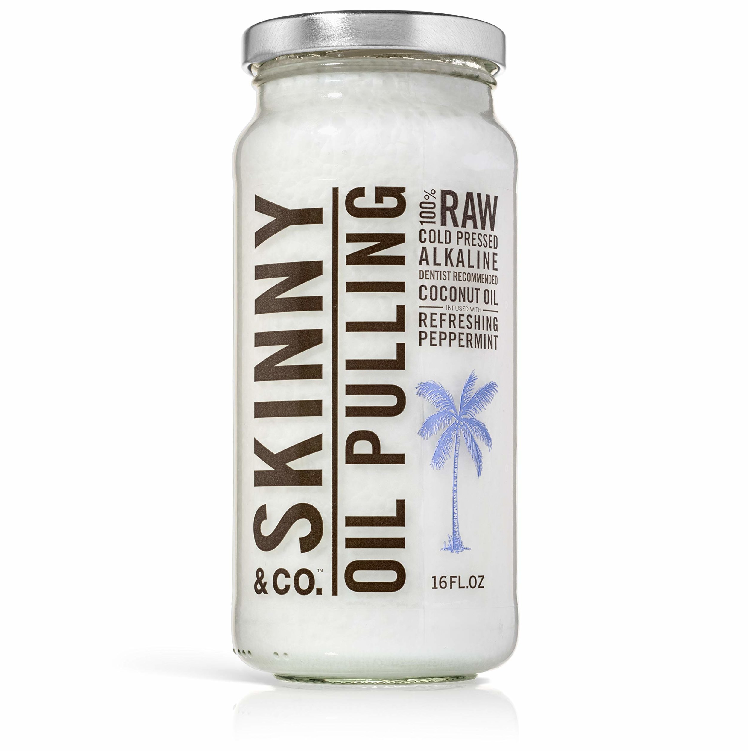 16 oz skinny coconut oil bottle
