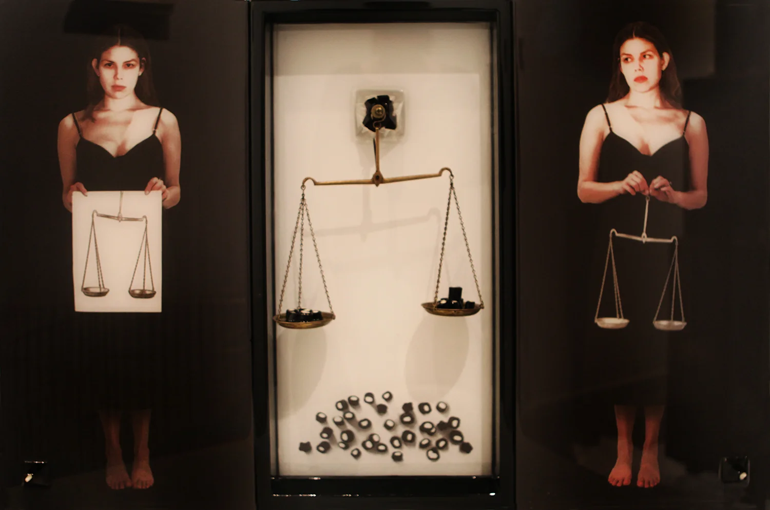 The Measurement of Joy, 2012, Mixed Media with embedded objects, 24" X 36"