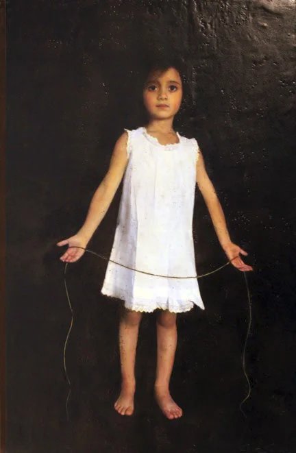 Reveal, 2011, 40"x30", Mixed Media/Encaustic (Samantha) (sold)