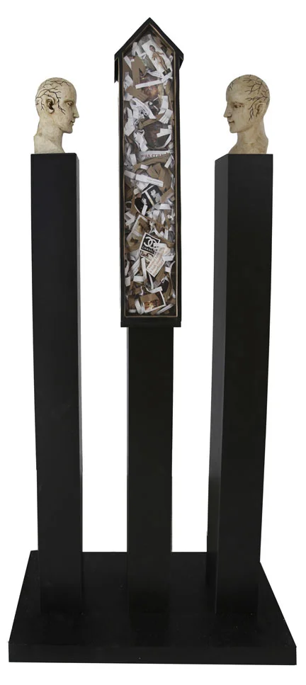 You Can See Right Through Me , 2011, Mixed Media, 63.5 " X 32 " X 10.5"