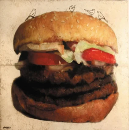 Triple Whopper, 2006, Mixed Media, 72" X 80"