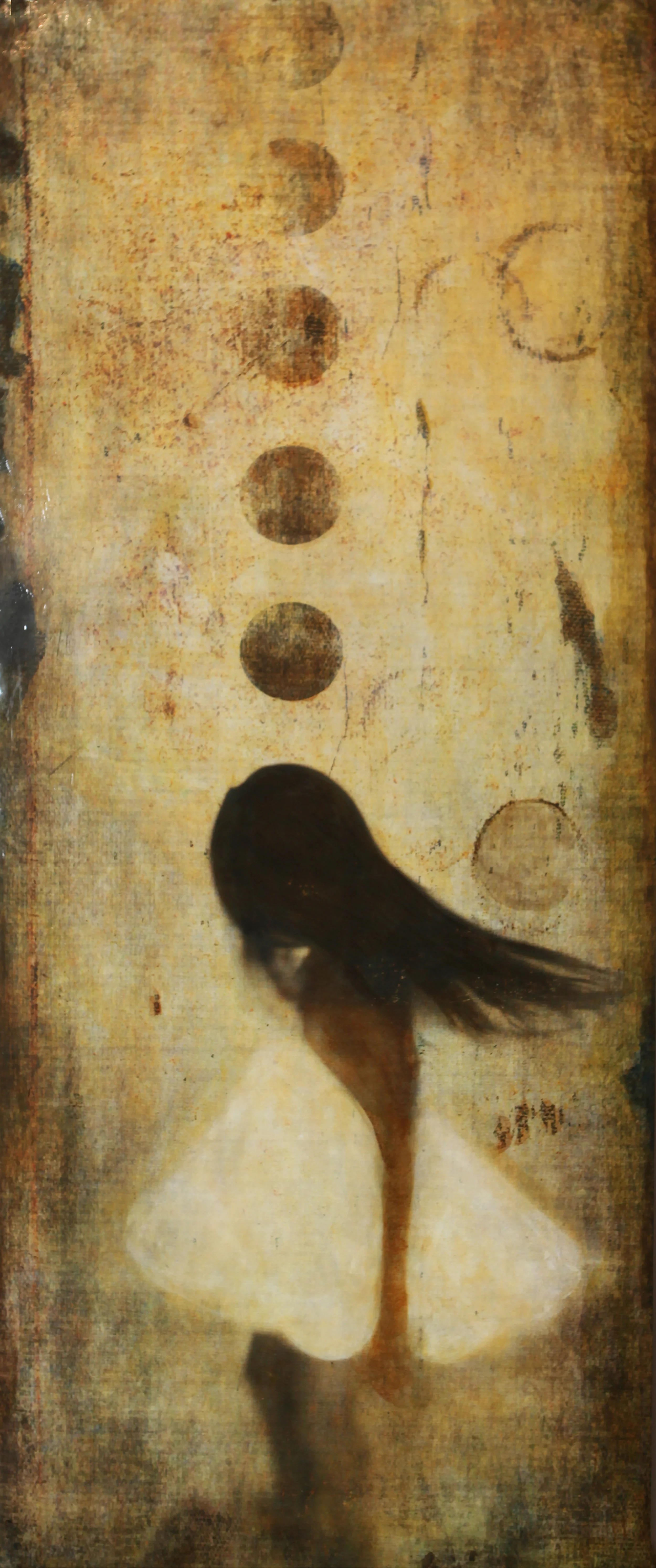 Swirl, 2015, Mixed Media, 60" x 24" ( Samantha)