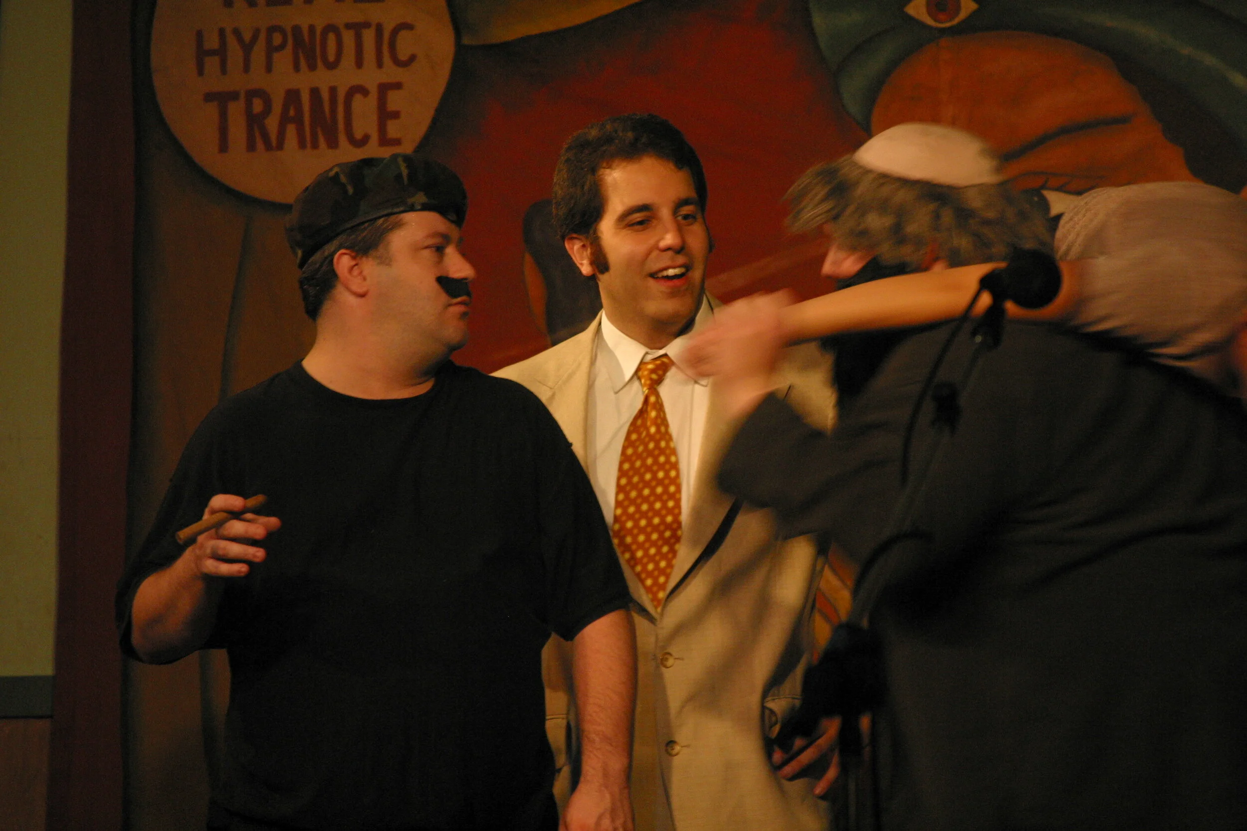 Performing at The Way Out Club, 2004
