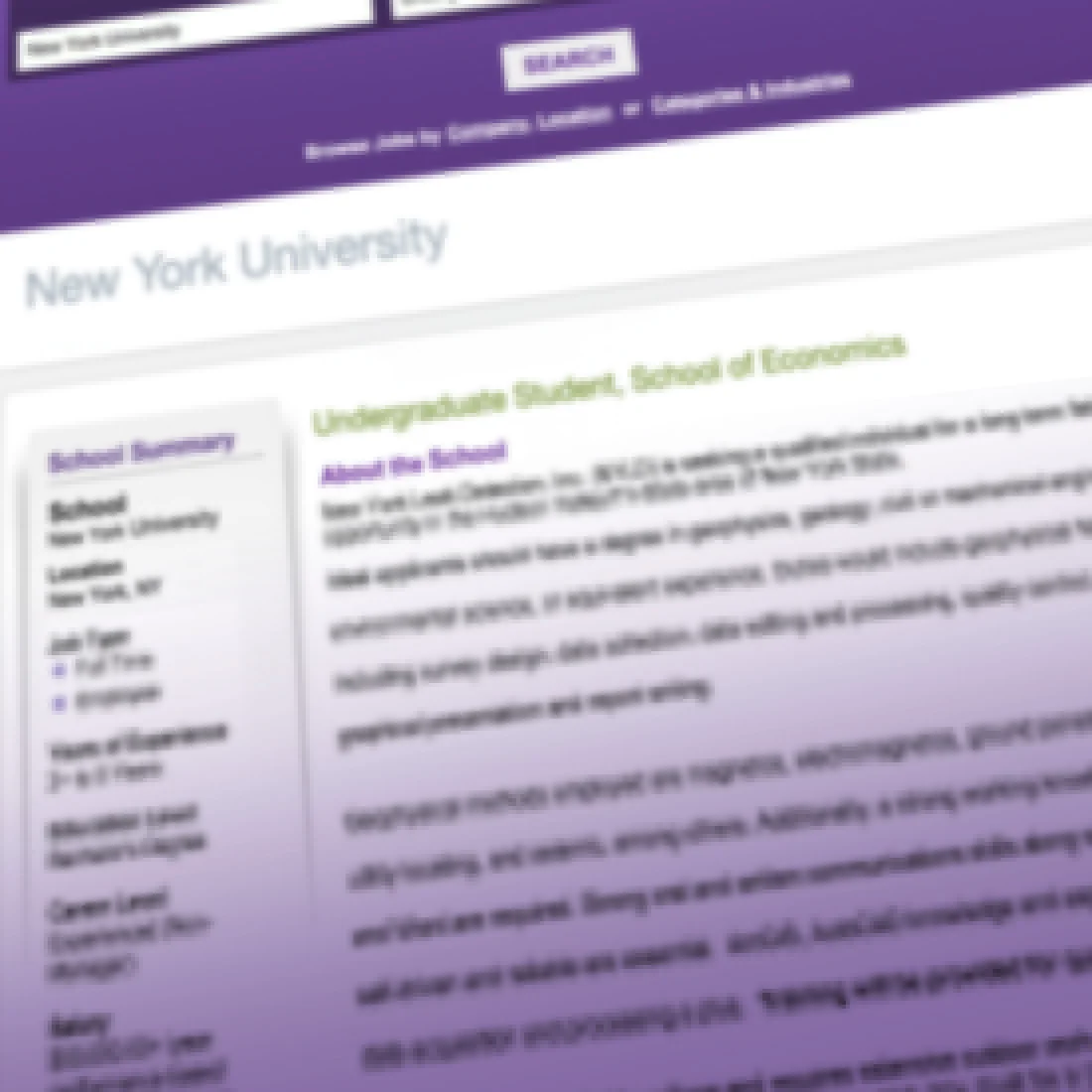 If College Admissions Were Like Job Listings