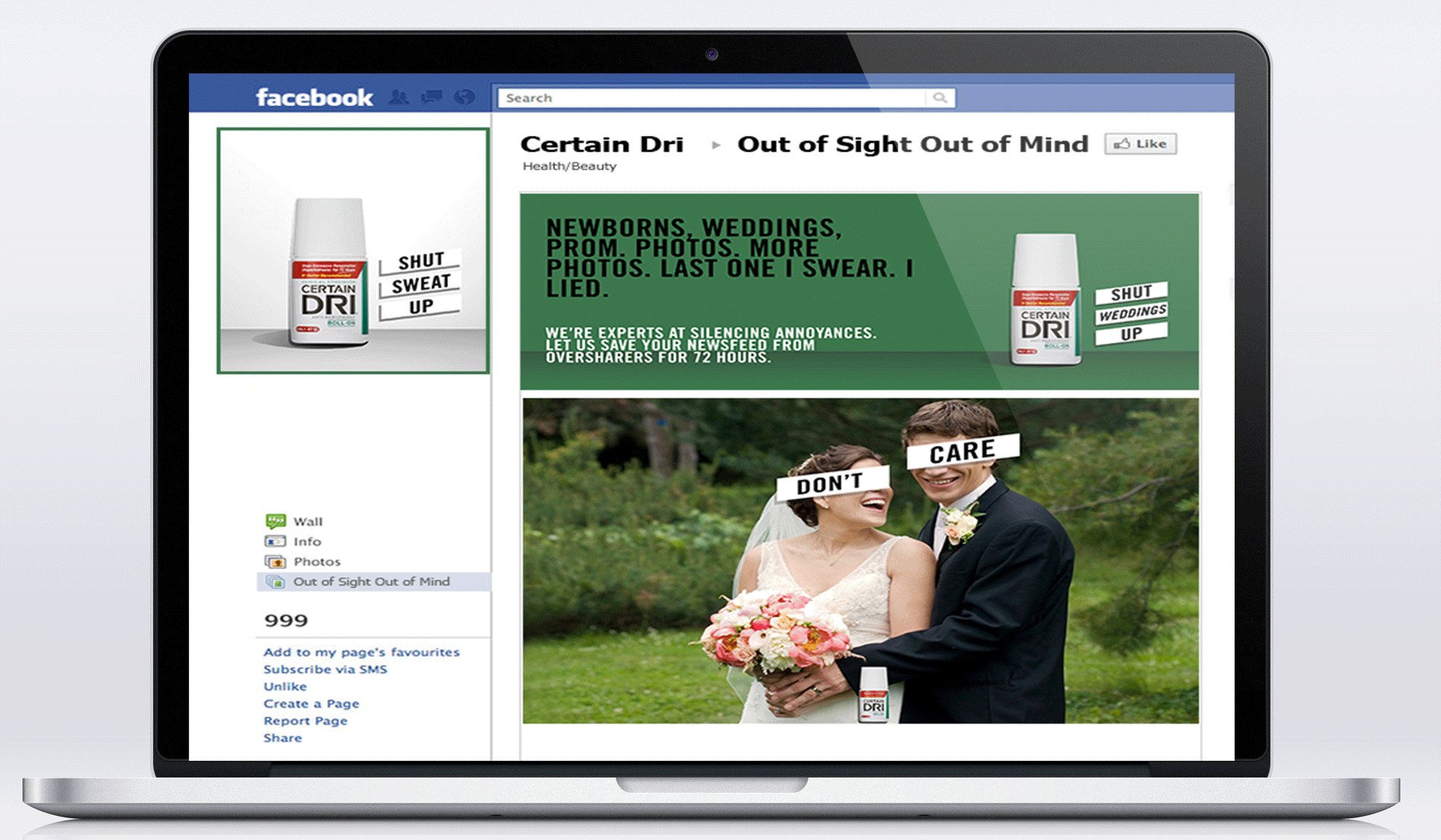  Digital: Facebook App lets users shut friends up for 72 hours during times of oversharing. (Prom weekend, babies, weddings) 