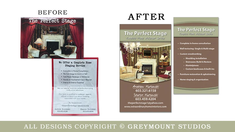 Business card design in Slingerlands, NY