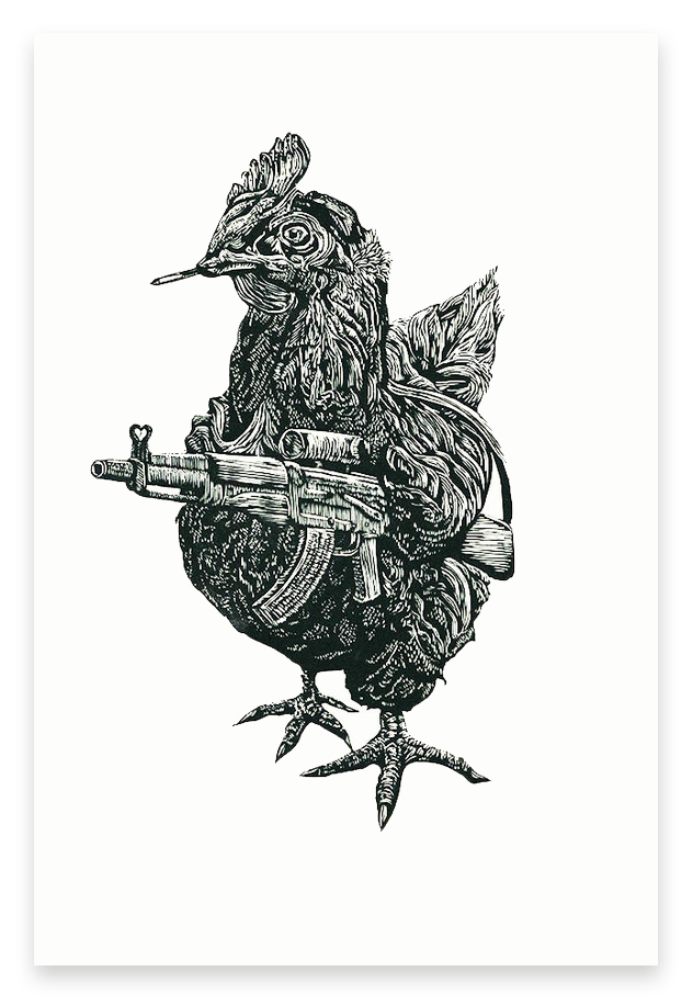 Chicken Mini-Print