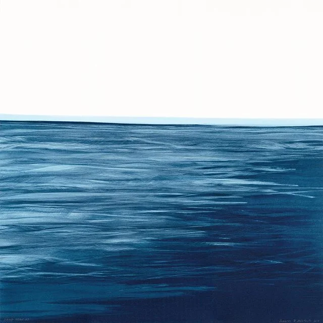 "Water Study 67", a monoprint by Frances Ashforth. #CP18 @frances.ashforth 
www.carrierpigeonmag.com
#magazine #printmaking #publishing #carrierpigeon #supportthearts #monoprint #waterstudy